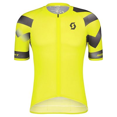 Превью  Велоджерси с коротким рукавом SCOTT RC Premium Climber Sulphur Yellow/Black